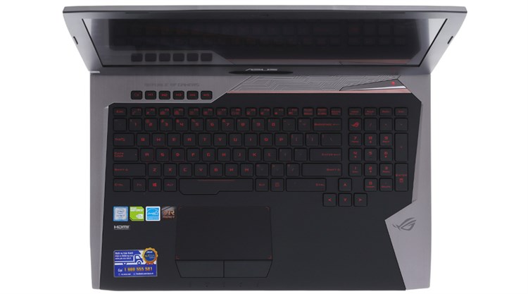 Laptop Asus G752VS i7 6820HK/32GB/1TB+512GB/8GB GTX1070/Win10/(GC175T)