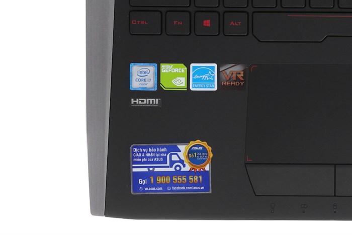 Laptop Asus G752VS i7 6820HK/32GB/1TB+512GB/8GB GTX1070/Win10/(GC175T) Màu Xám