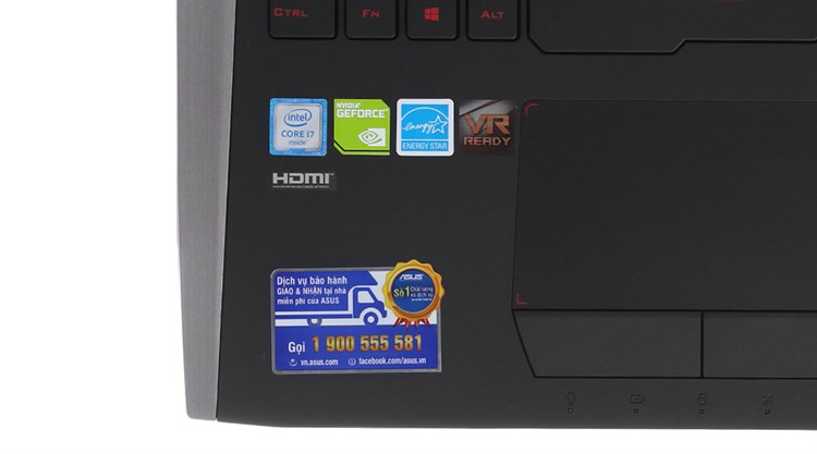 Laptop Asus G752VS i7 6820HK/32GB/1TB+512GB/8GB GTX1070/Win10/(GC175T)