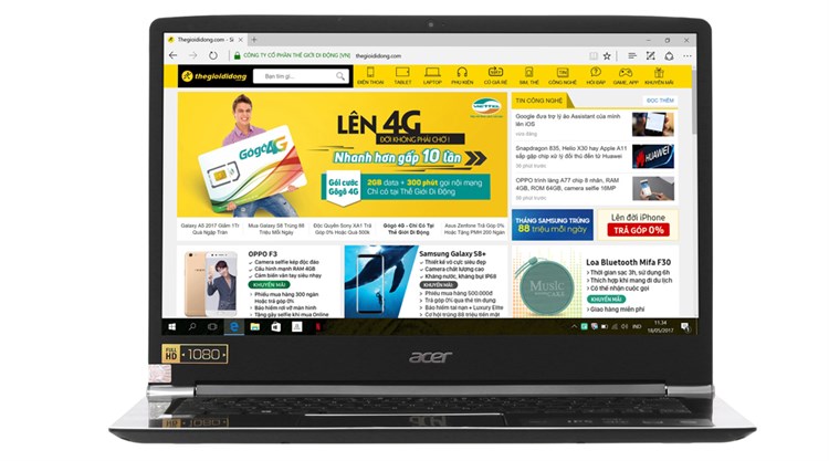 Laptop Acer Aspire SF514 51 56F3 i5 7200U/8GB/256GB/Win10/(NX.GLDSV.004)