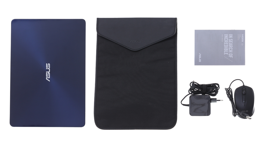 Bộ sản phẩm gồm: Sách hướng dẫn, Chuột, Thùng máy, Túi xách, Adapter sạc