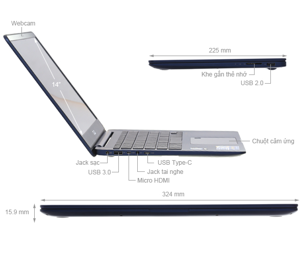 Asus UX430UA i5 7200U/4GB/256GB/Win10/(GV126T)
