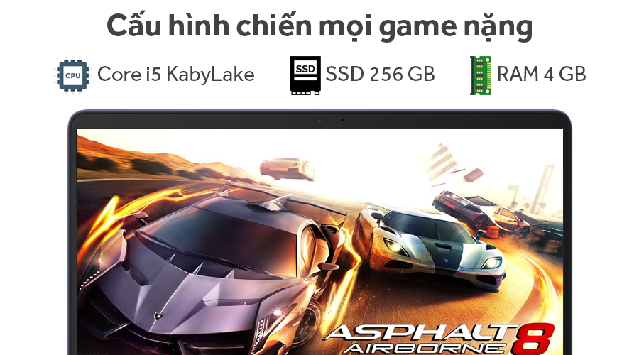 Laptop Asus UX430UA i5 7200U/4GB/256GB/Win10/(GV126T)