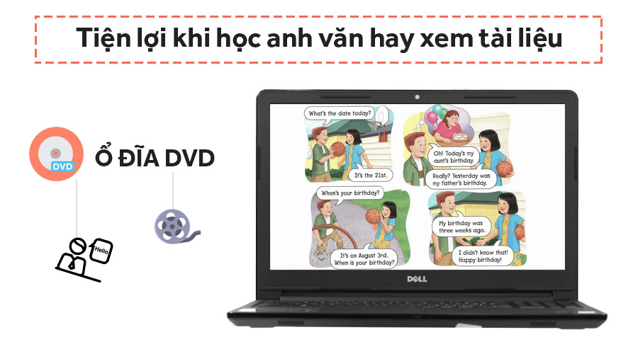 Laptop Dell Vostro 3568 i5 7200U/4GB/1TB/Win10/(XF6C611)