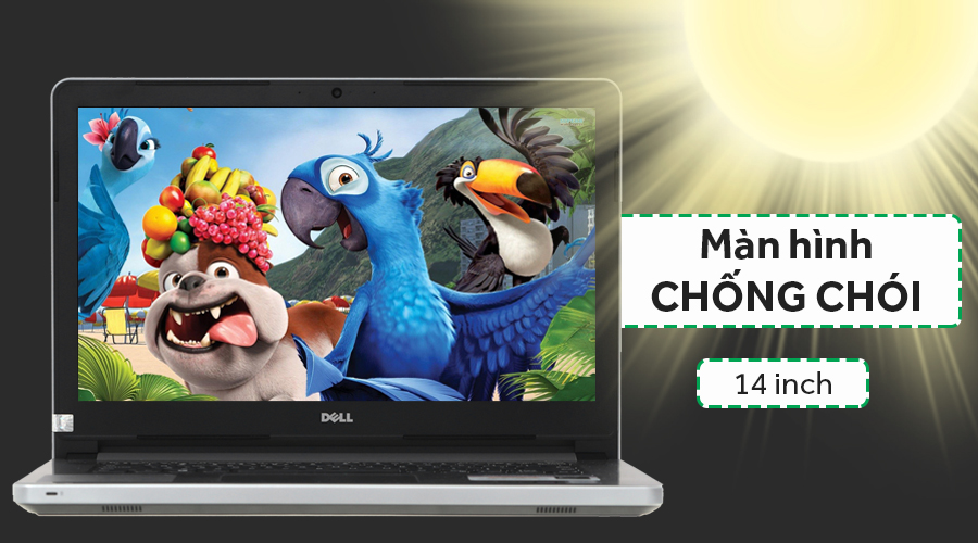 Laptop Dell Inspiron 5468 i5 7200U/4GB/500GB/2GB R7M440/Win10/Office365/(K5CDP11)