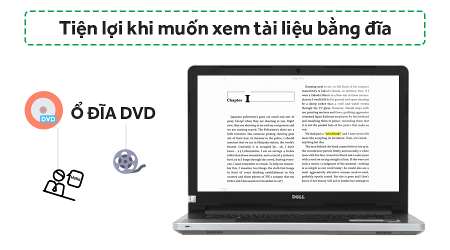 Laptop Dell Inspiron 5468 i5 7200U/4GB/500GB/2GB R7M440/Win10/Office365/(K5CDP11)