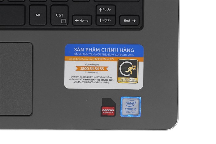 Laptop Dell Inspiron 5468 i5 7200U/4GB/500GB/2GB R7M440/Win10/Office365/(K5CDP11) Màu Bạc