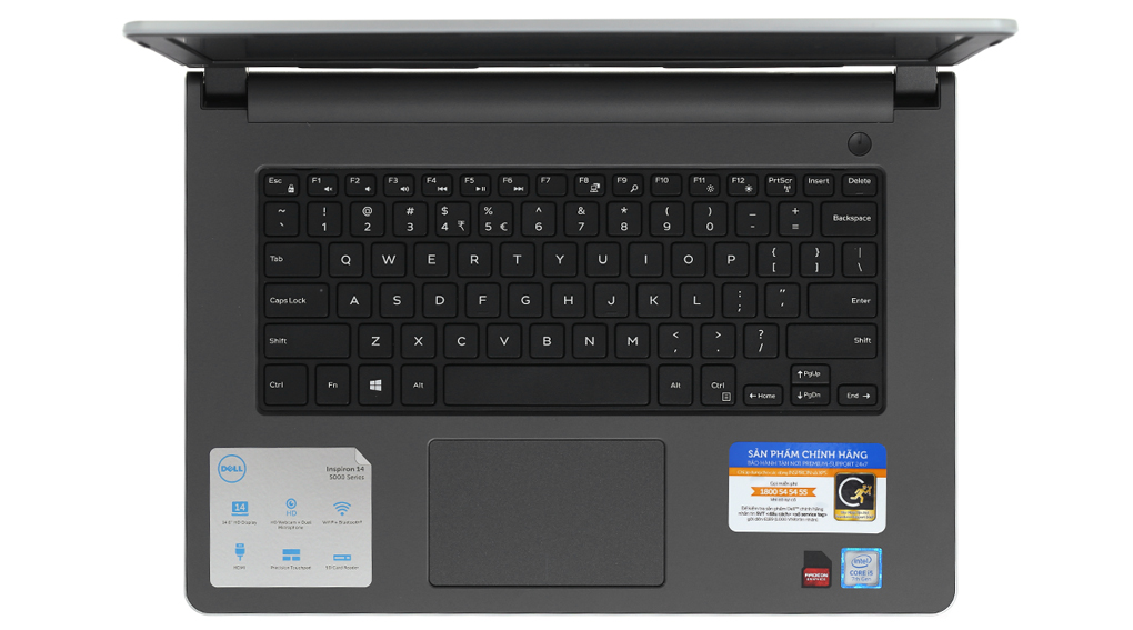 Laptop Dell Inspiron 5468 i5 7200U/4GB/500GB/2GB R7M440/Win10/Office365/(K5CDP11) Màu Bạc