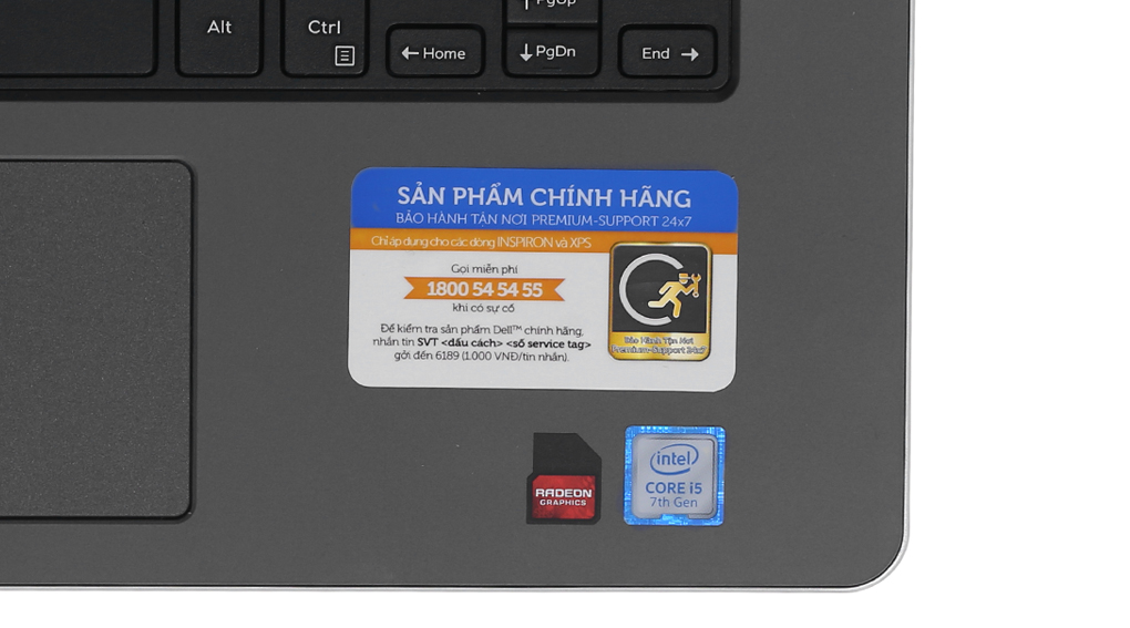 Laptop Dell Inspiron 5468 i5 7200U/4GB/500GB/2GB R7M440/Win10/Office365/(K5CDP11) Màu Bạc