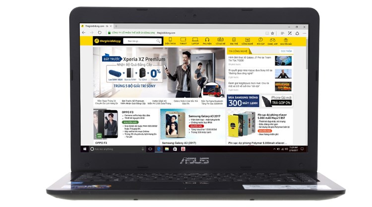 Laptop Asus E402NA N3350/2GB/500GB/Win10/(GA002T) Màu Xanh Dương