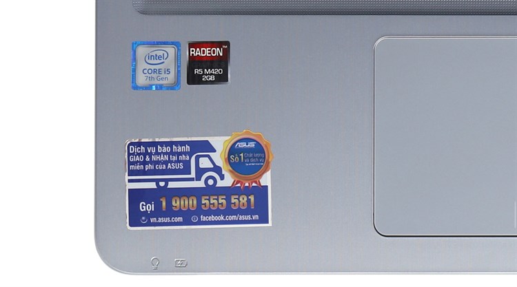 Laptop Asus A540UP i5 7200U/4GB/500GB/2GB R5M420/Win10/(GO097T)