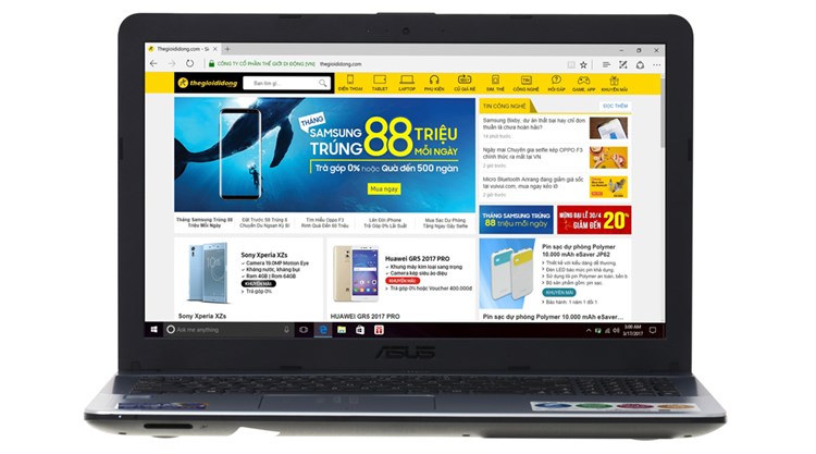 Laptop Asus A541UA i3 7100U/4GB/500GB/Win10/(DM1658T) Màu Bạc