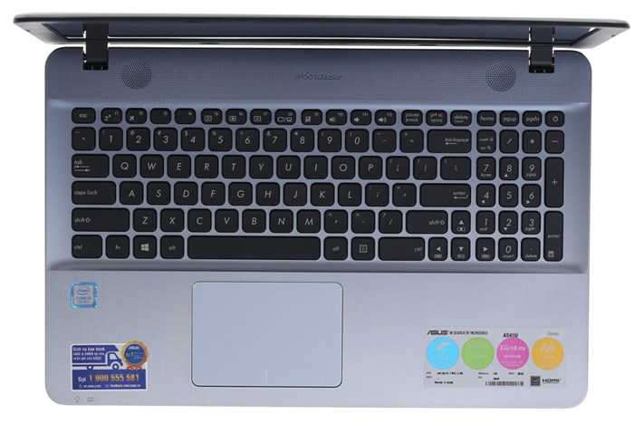 Laptop Asus A541UA i3 7100U/4GB/500GB/Win10/(DM1658T) Màu Bạc