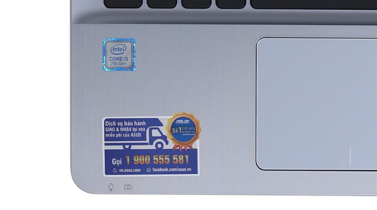 Laptop Asus A541UA i3 7100U/4GB/500GB/Win10/(DM1658T) Màu Bạc