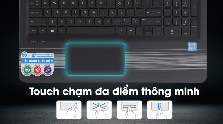 Laptop HP Pavilion 15 au111TU i5 7200U/4GB/500GB/Win10/(Y4G16PA)