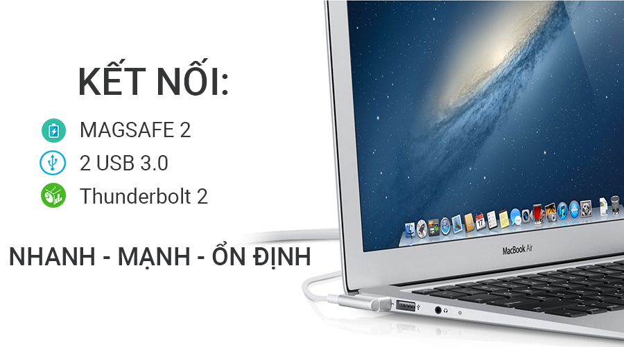 Laptop Apple MacBook Air 2017 i5 1.8GHz/8GB/128GB (MQD32SA/A)