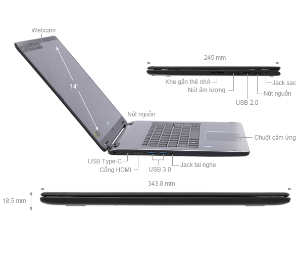 Acer R5 471T 54W0 i5 6200U/4GB/128GB/Win10/(NX.G7WSV.002)