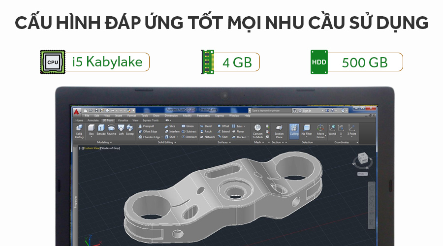 Laptop Acer Aspire A315 51 52AB i5 7200U/4GB/500GB/Win10/(NX.GNPSV.018)