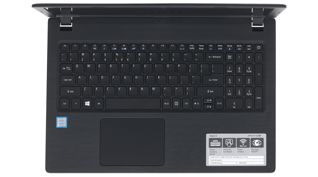 Laptop Acer Aspire A315 51 52AB i5 7200U/4GB/500GB/Win10/(NX.GNPSV.018) - 5