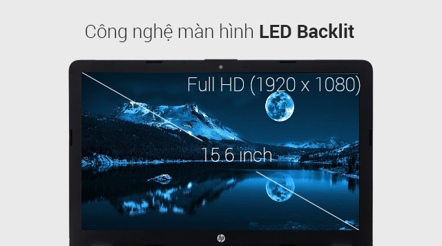 Màn hình lớn 15.6 inch