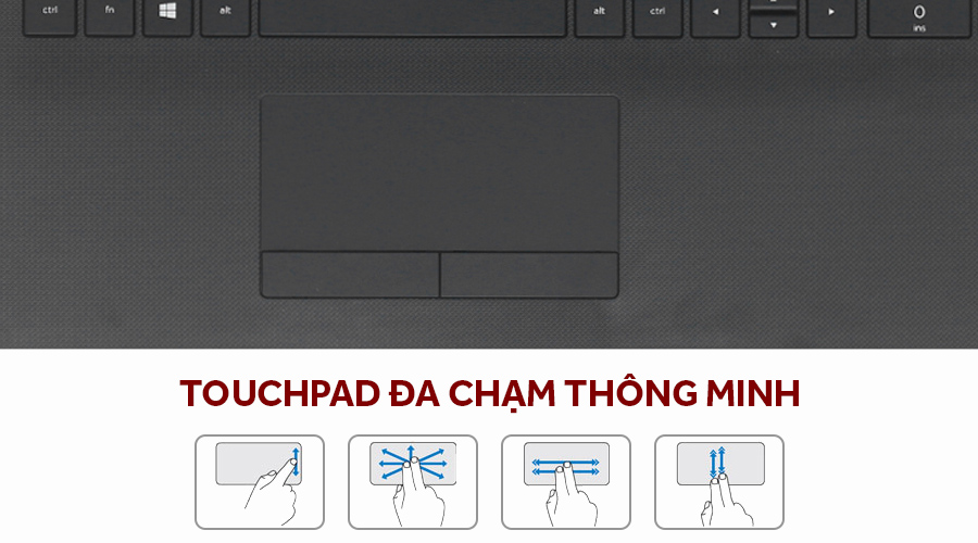 Laptop HP 15 bs571TU i3 6006U/4GB/1TB/Win10/(2JQ68PA)