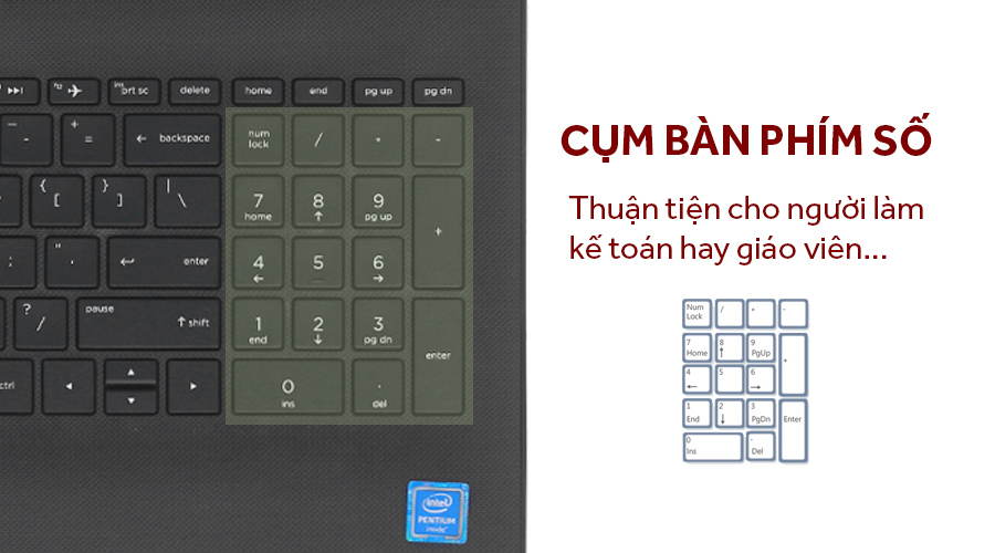 Laptop HP 15 bs571TU i3 6006U/4GB/1TB/Win10/(2JQ68PA)