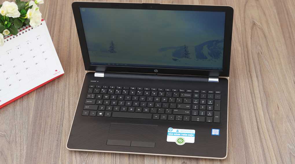 Laptop HP 15 bs572TU i3 6006U/4GB/500GB/Win10/(2JQ69PA) Màu Vàng đồng