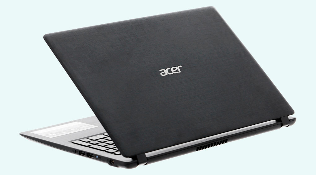 Acer Aspire A315 51 31X0 - Vỏ máy dạng xước ngang dọc quen thuộc của hãng Acer Acer Aspire A315 51 31X0 - Vỏ máy dạng xước ngang dọc quen thuộc của hãng Acer