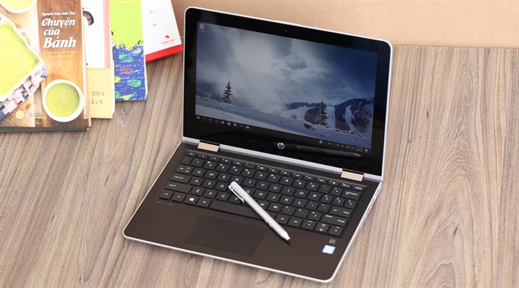 Laptop HP Pavilion X360 ad026TU i3 7100U/4GB/500GB/Win10/(2GV32PA) Màu Bạc
