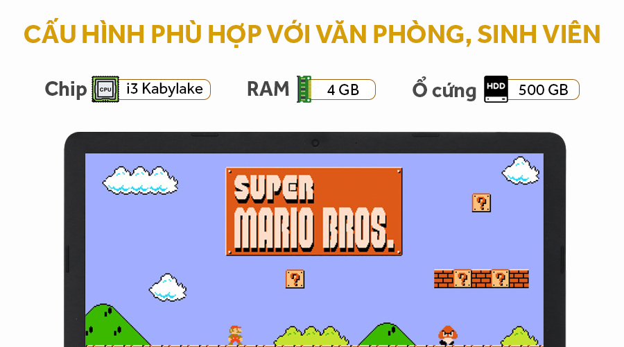 Laptop HP Pavilion x360 ba063TU i3 7100U/4GB/500GB/Win10/(2GV25PA)