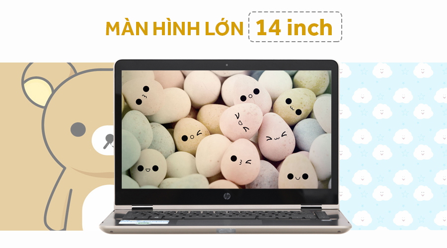 Laptop HP Pavilion x360 ba063TU i3 7100U/4GB/500GB/Win10/(2GV25PA)