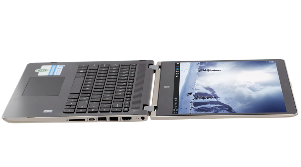 Laptop HP Pavilion x360 ba063TU i3 7100U/4GB/500GB/Win10/(2GV25PA) Màu Vàng đồng