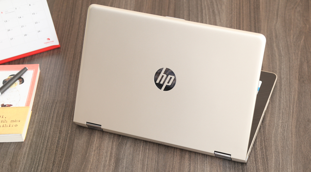 Laptop HP Pavilion x360 ba063TU i3 7100U/4GB/500GB/Win10/(2GV25PA) Màu Vàng đồng