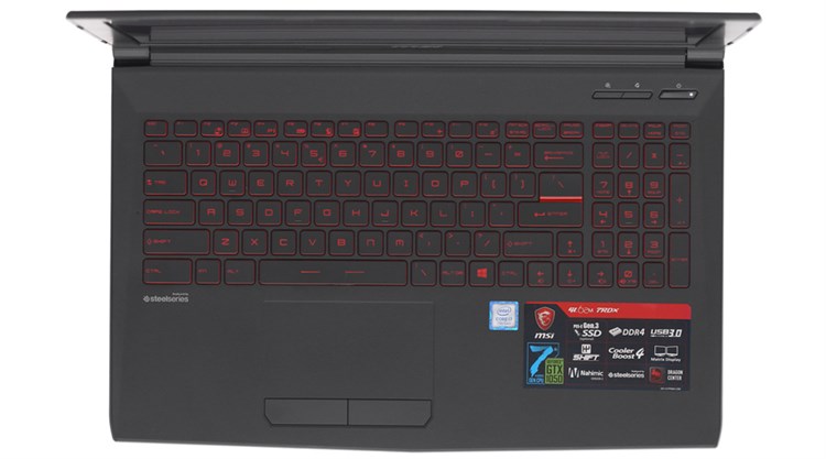 Laptop MSI GL62M 7RDX i7 7700HQ/8GB/1TB/4GB GTX1050/Win10/(1815VN)