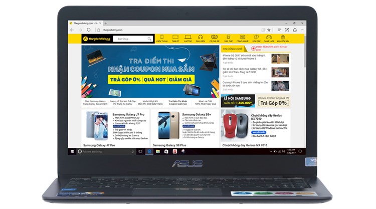 Laptop Asus E403NA N3350/2GB/32GB/Win10/(GA001T) Màu Xám