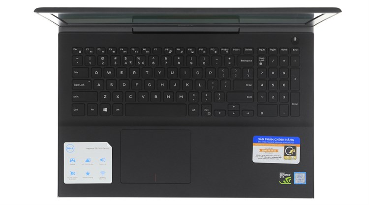 Laptop Dell Inspiron 7567B i7 7700HQ/8GB/1TB+128GB/4GB GTX1050Ti/Win10/(P65F001)