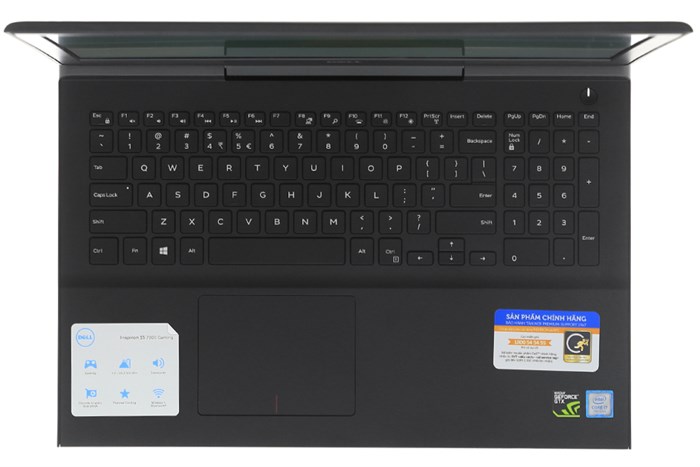 Laptop Dell Inspiron 7567B i7 7700HQ/8GB/1TB+128GB/4GB GTX1050Ti/Win10/(P65F001) Màu Đen