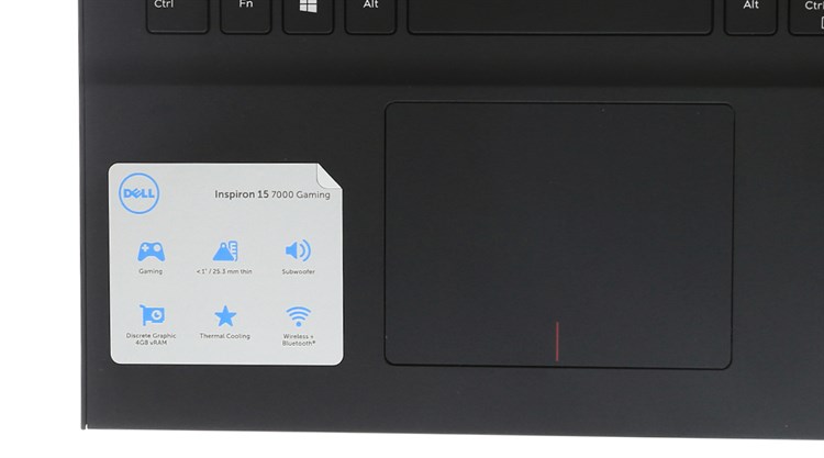 Laptop Dell Inspiron 7567B i7 7700HQ/8GB/1TB+128GB/4GB GTX1050Ti/Win10/(P65F001)