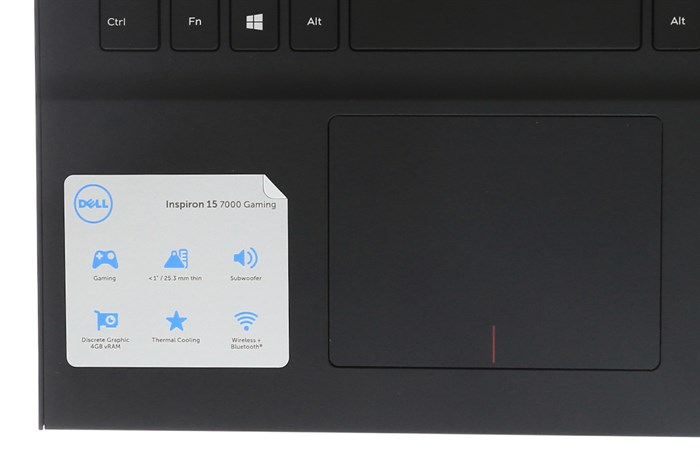 Laptop Dell Inspiron 7567B i7 7700HQ/8GB/1TB+128GB/4GB GTX1050Ti/Win10/(P65F001) Màu Đen