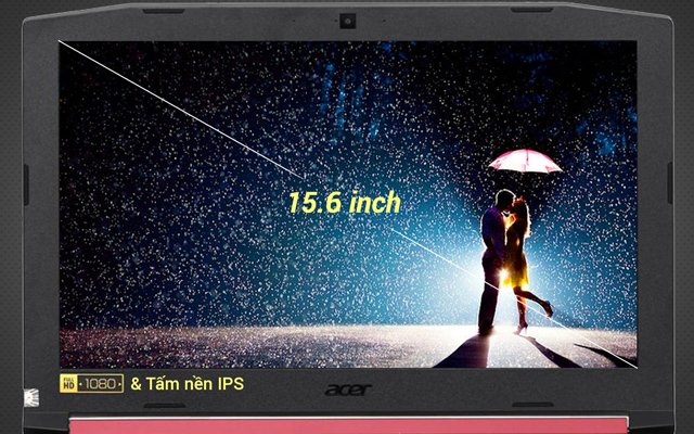 Acer Nitro 5 AN515 51 739L i7 7700HQ- Màn hình
