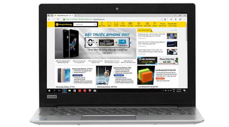 Laptop Lenovo IdeaPad 120S 11IAP N3350/2GB/32GB/Win10/(81A40072VN) Màu Xám