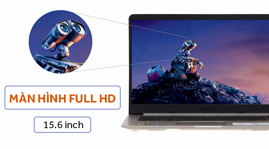 Laptop Asus S510UA i5 7200U/4GB/1TB/Win10/(BQ002T)