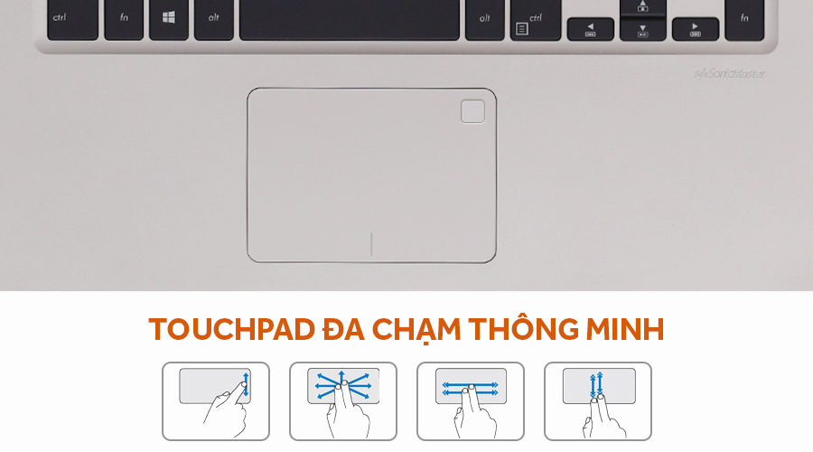 Laptop Asus S510UA i5 7200U/4GB/1TB/Win10/(BQ002T)