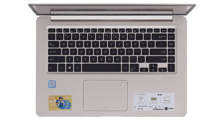 Laptop Asus S510UA i5 7200U/4GB/1TB/Win10/(BQ002T)