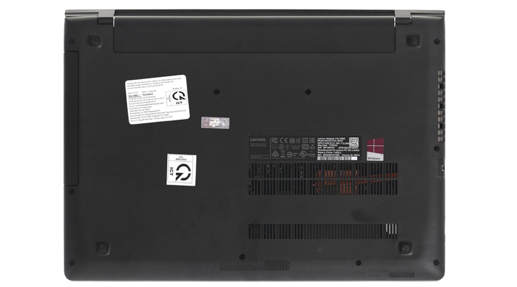 Laptop Lenovo IdeaPad 110 15ISK i3 6006U/4GB/1TB/Win10/(80UD019BVN) Màu Đen