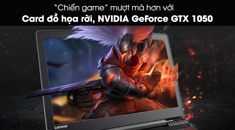 Laptop Lenovo Legion Y520 15IKBN i7 7700HQ/8GB/1TB+128GB/4GB GTX1050/Win10/(80WK0109VN)