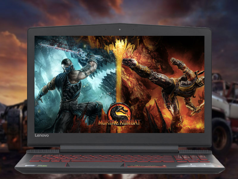 Màn hình sắc nét trên laptop gaming lenovo  Y520 15IKBN i7 7700HQ