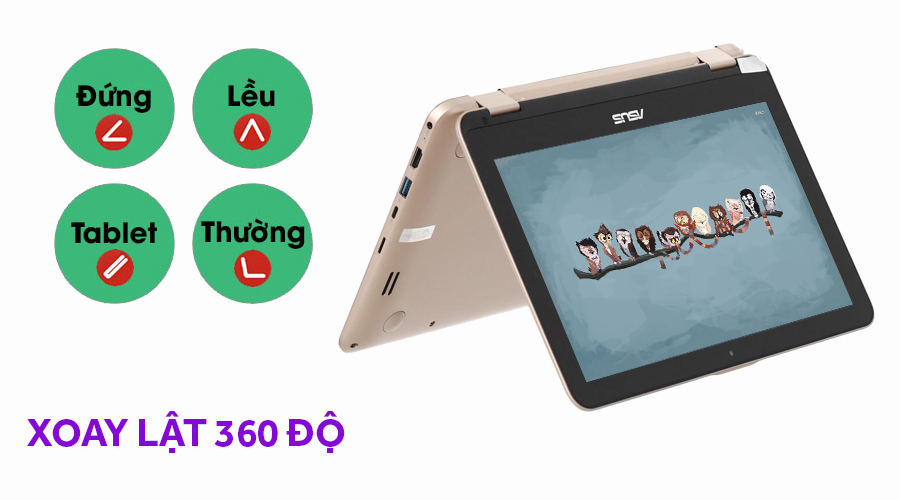 Laptop Asus TP203NAH N4200/4GB/500GB/Win10/(BP052T) - 2