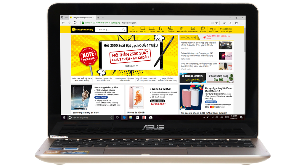Laptop Asus TP203NAH N4200/4GB/500GB/Win10/(BP052T) - 4