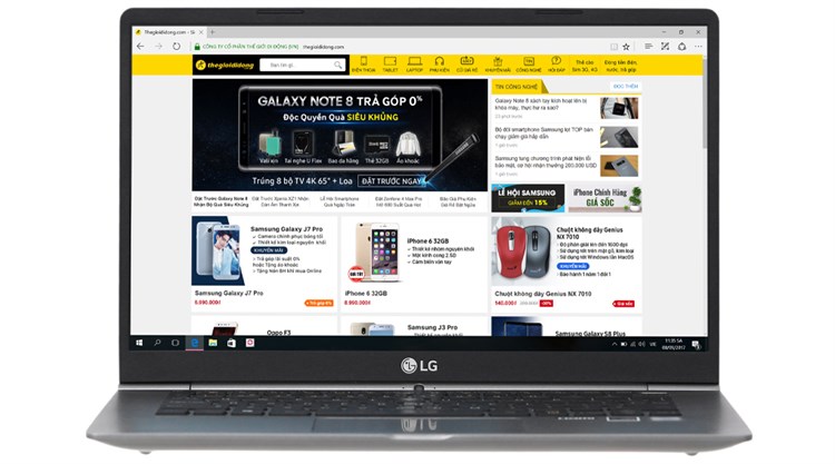 Laptop LG Gram 14Z970 i5 7200U/8GB/256GB/Win10/(AH52A5)